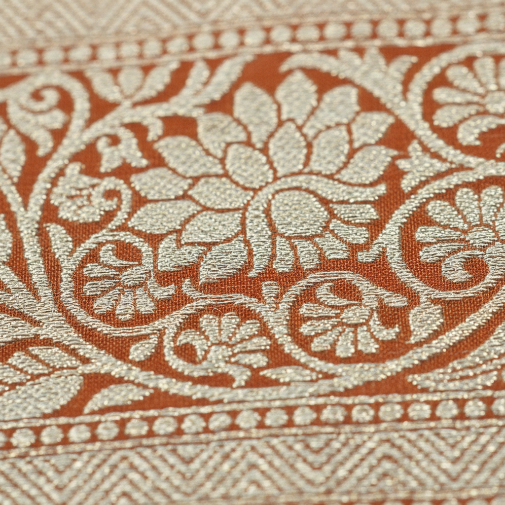 Kavya Banarasi Tissue Saree Dual Tone