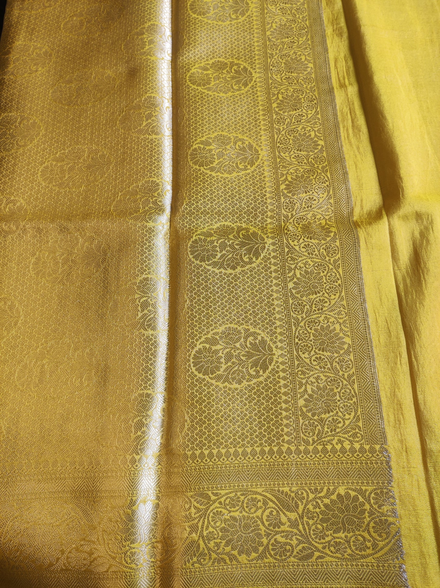 Kavya Banarasi Tissue Saree Dual Tone
