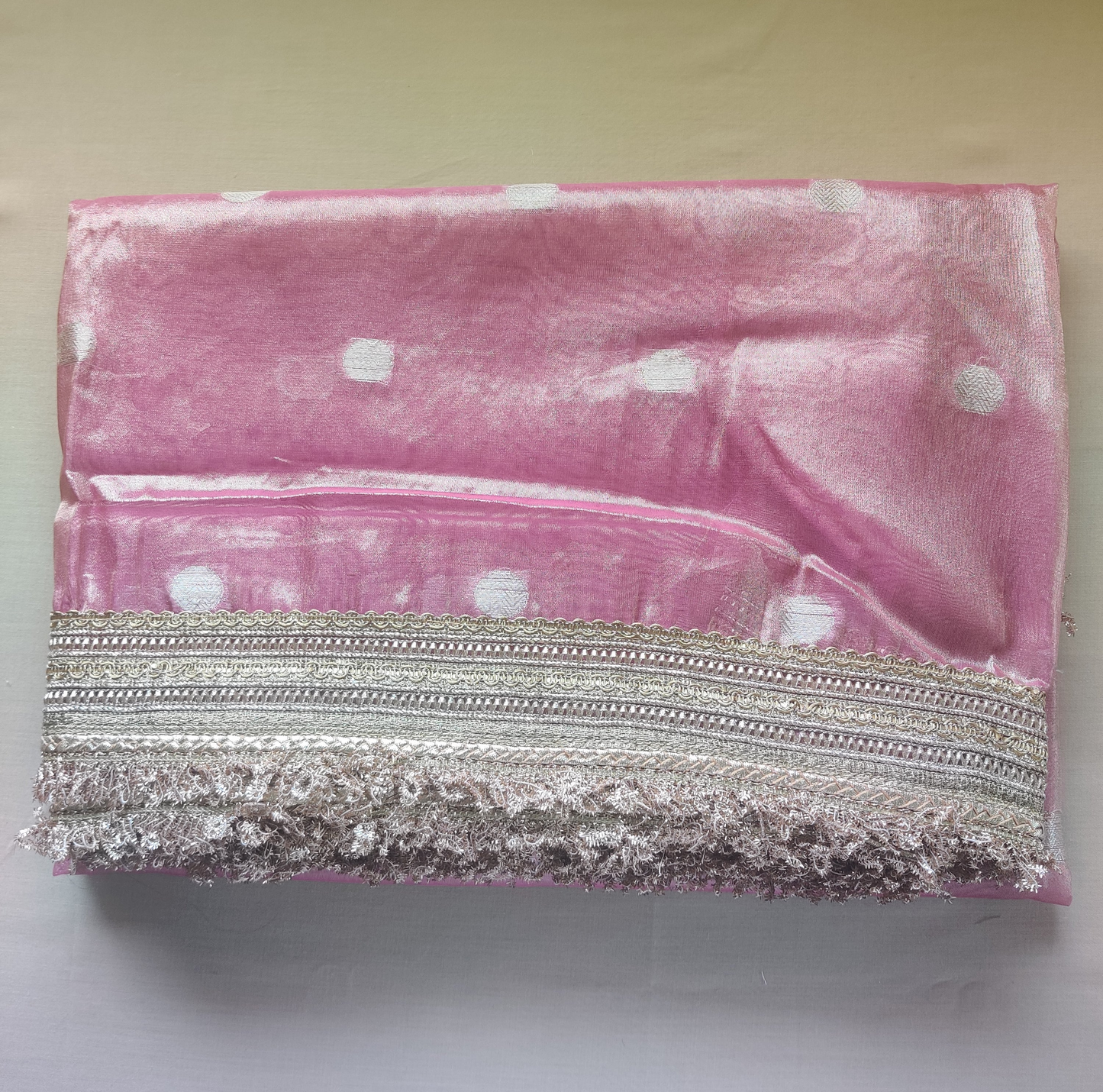 Aarohi Banarasi Tissue Saree with Lace