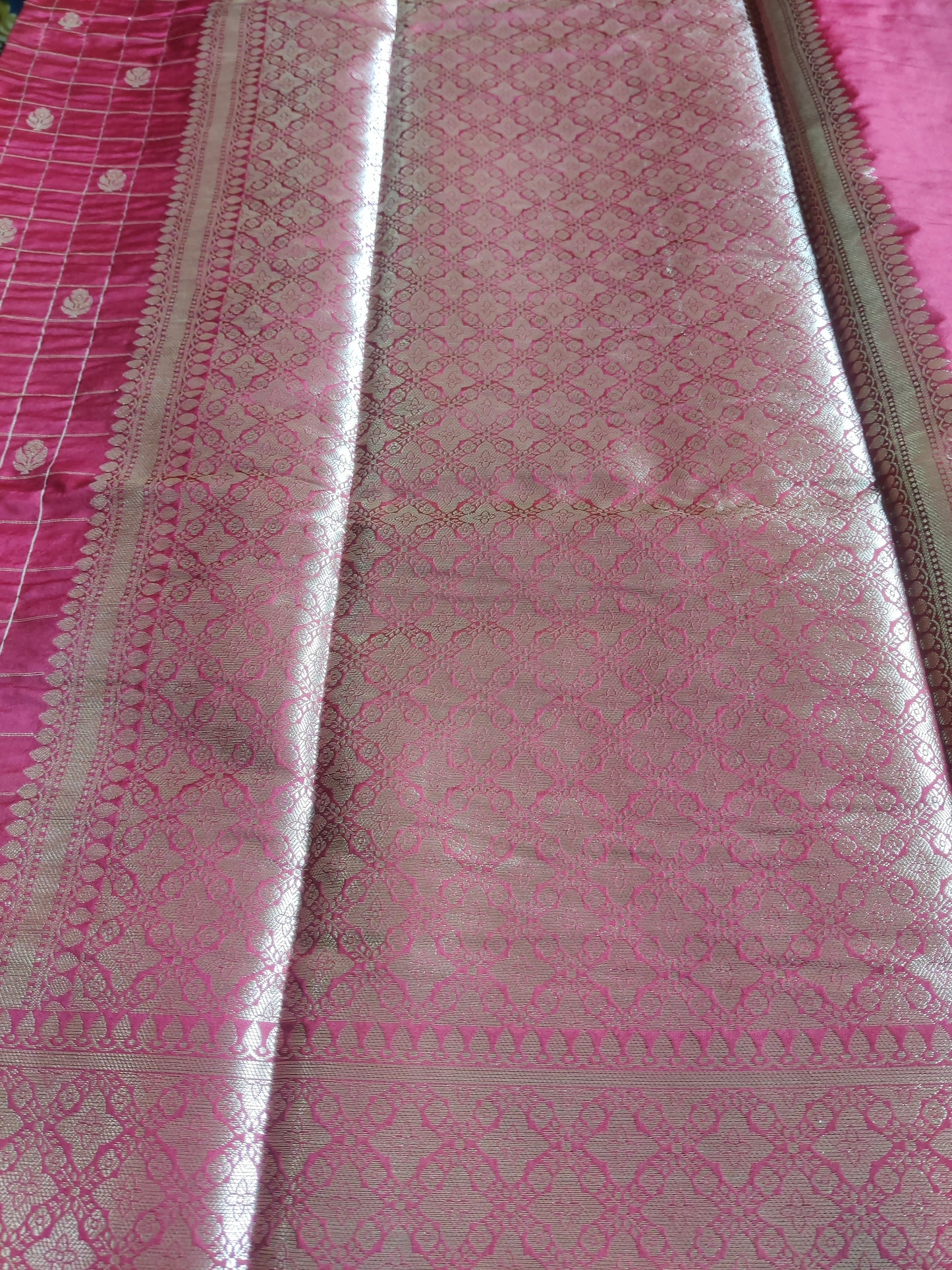 Nandini Banarasi Check Saree