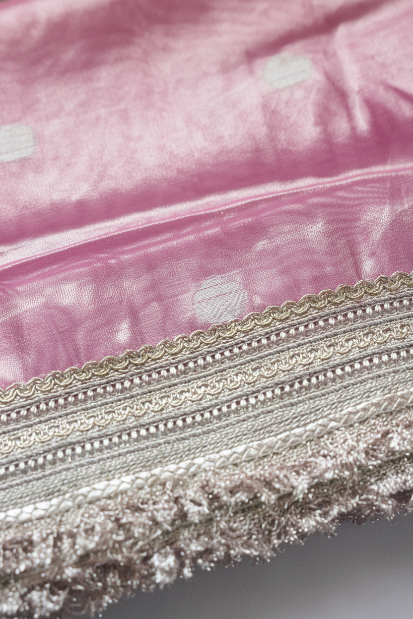 Aarohi Banarasi Tissue Saree with Lace
