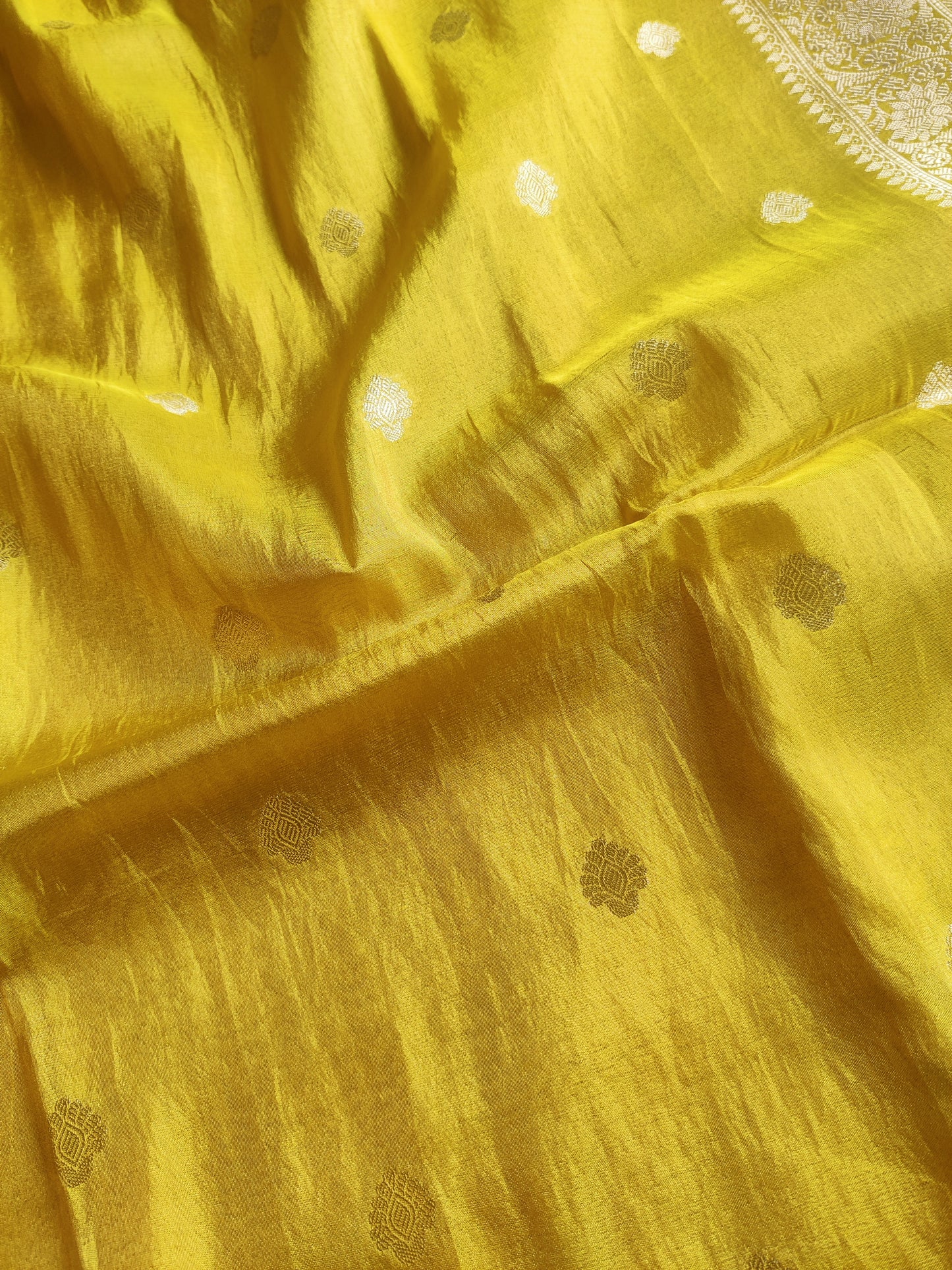 Kavya Banarasi Tissue Saree Dual Tone