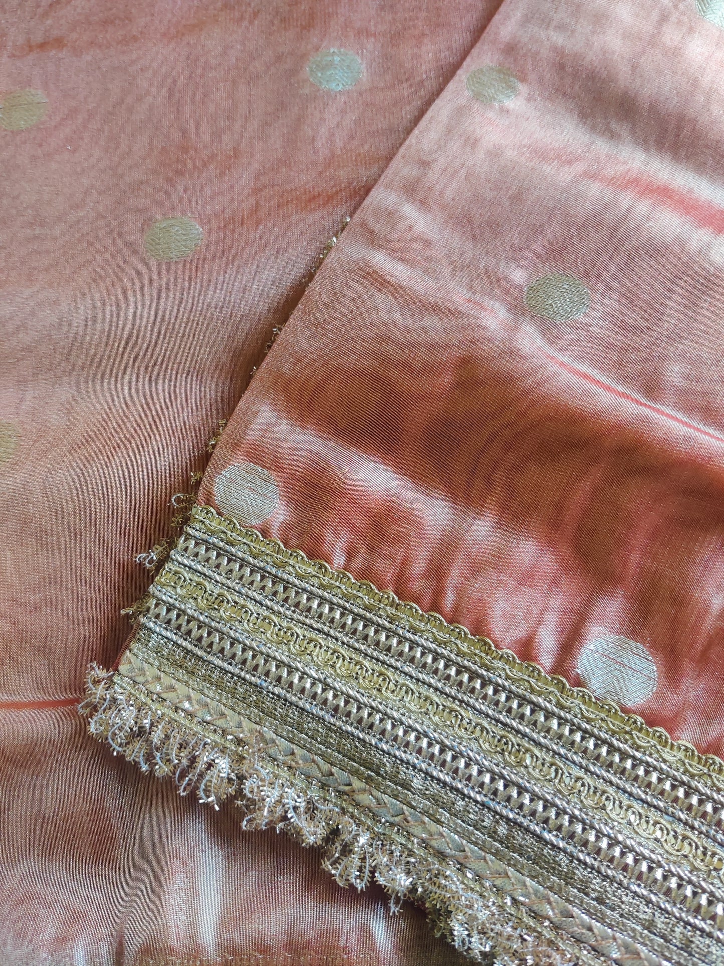 Aarohi Banarasi Tissue Saree with Lace