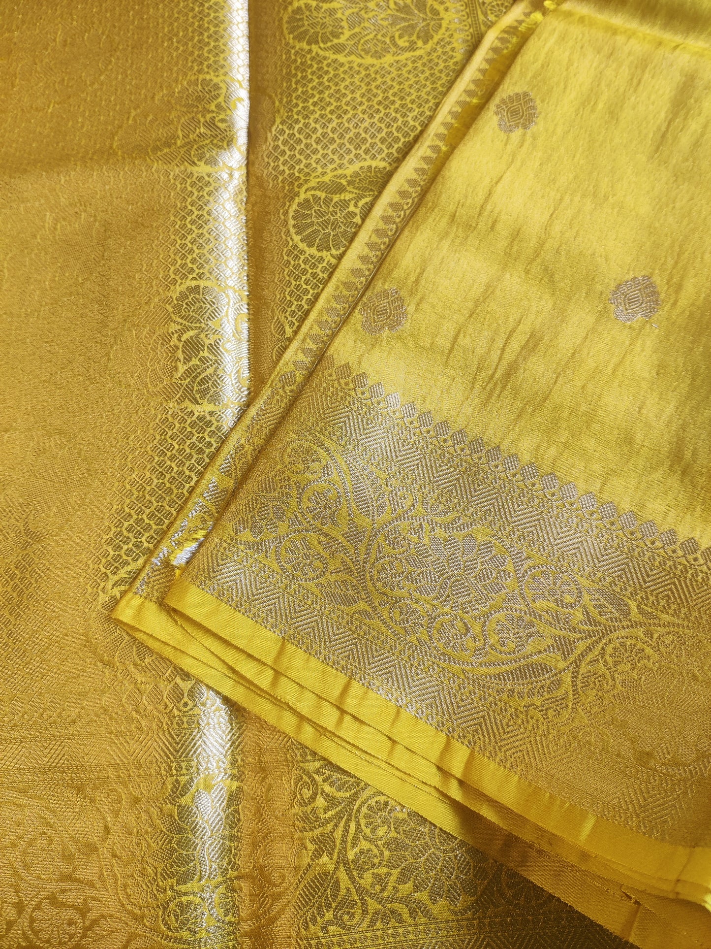 Kavya Banarasi Tissue Saree Dual Tone
